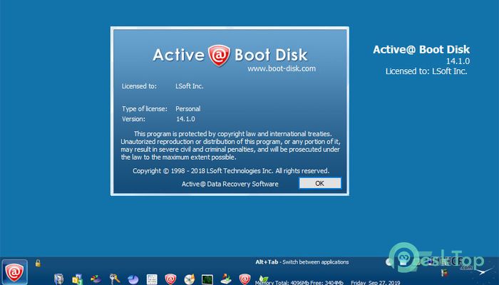  تحميل برنامج Active@ Boot Disk 19.0 برابط مباشر