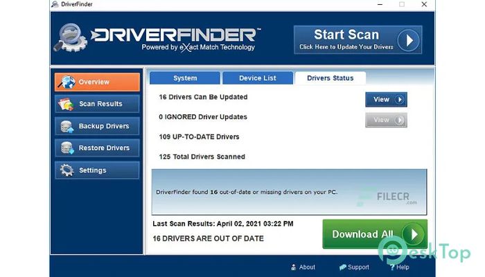  تحميل برنامج DriverFinder 4.2.0 برابط مباشر