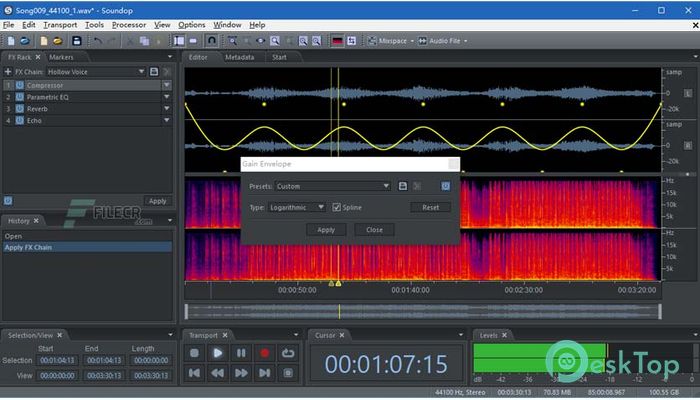  تحميل برنامج Soundop Audio Editor 1.8.23.2 برابط مباشر