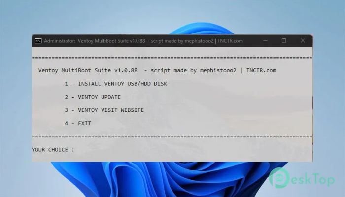 تحميل برنامج Ventoy Command Line Installer 1.0 برابط مباشر