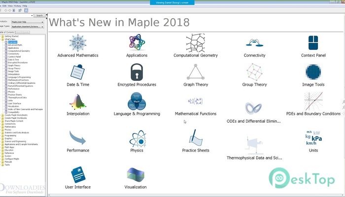  تحميل برنامج Maplesoft Maple 2018 2018.2 برابط مباشر