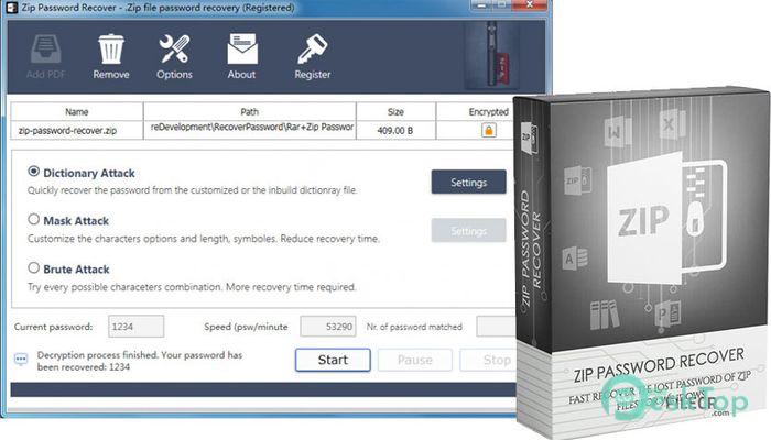 Download ZIP Password Recover 2.1.2.0 Free Full Activated