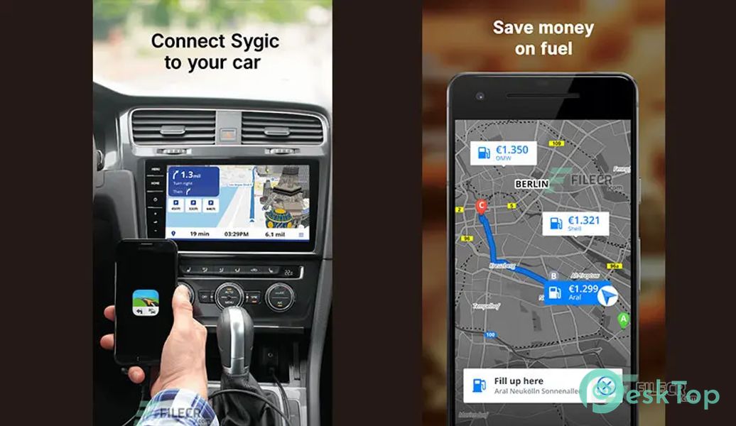 Sygic GPS Navigation & Maps 25.0.1-2383 APK MOD Полная бесплатная загрузка