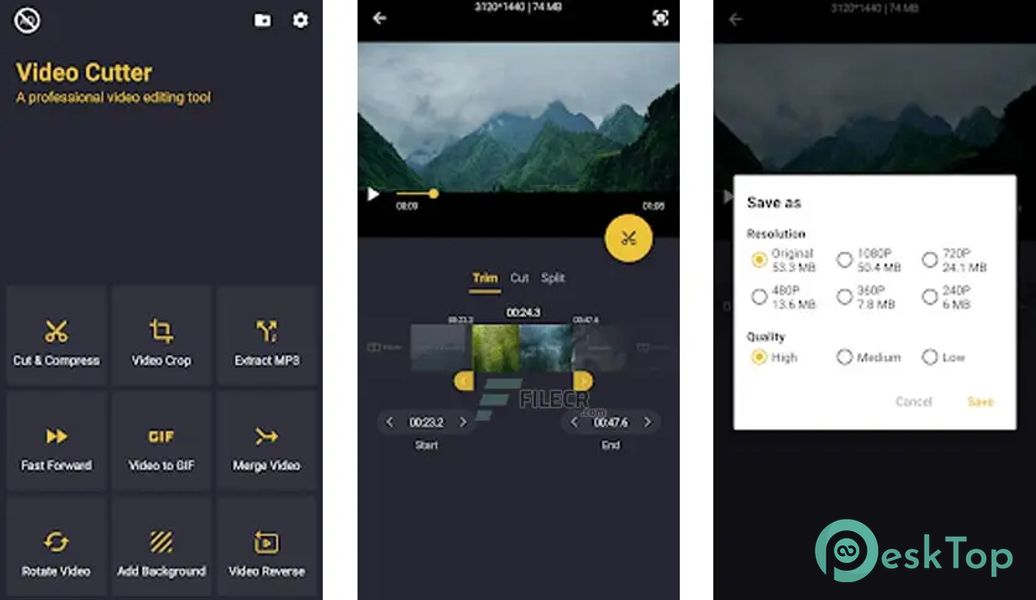 Video Cutter & Video Editor 1.0.66.06 APK MOD フル無料ダウンロード