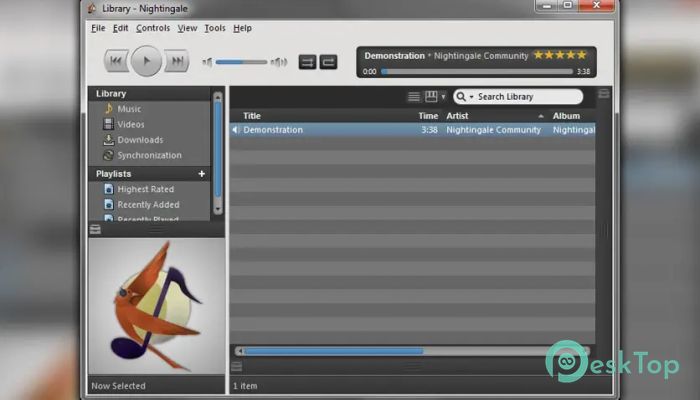 Nightingale Media Player 1.12.1 Tam Sürüm Aktif Edilmiş Ücretsiz İndir