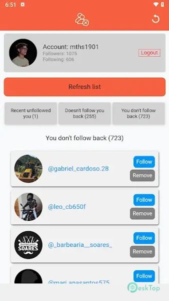 Followers & Unfollowers PRO 422 APK MOD Tam Ücretsiz İndir