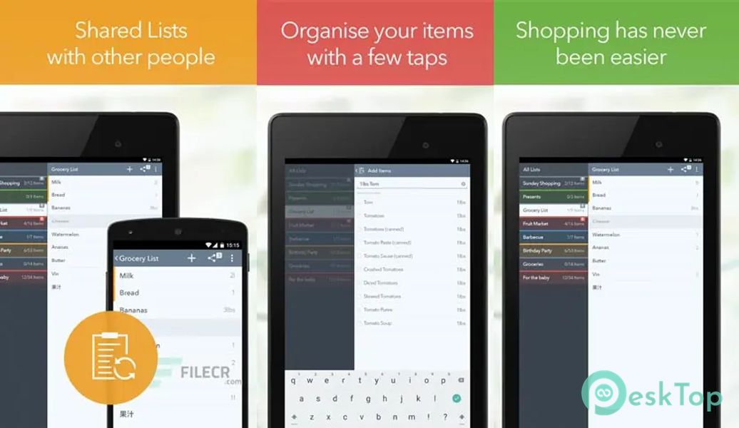 MyGrocery Shopping List – Shared Grocery Lists