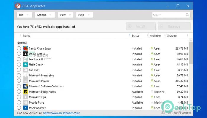 Download O&O AppBuster 1.3.1343 Free Full Activated