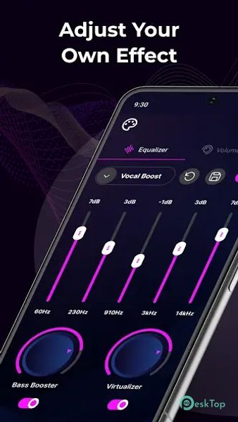 Equalizer, Bass Booster Volume 2.1.0 APK MOD フル無料ダウンロード