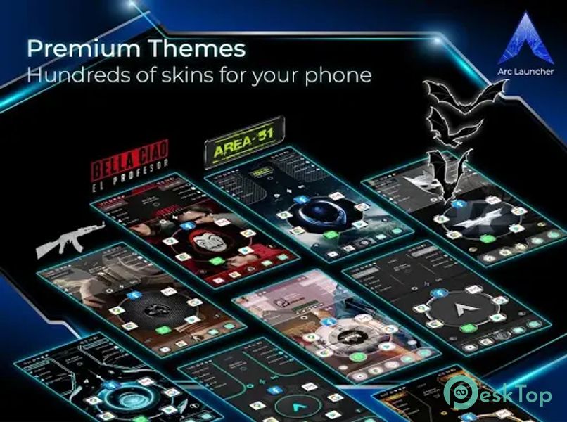 ARC Launcher 2021 & 4D Themes 50.0 APK MOD Полная бесплатная загрузка