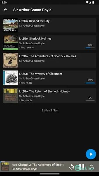 CloudBooks audio book player 2.5.54 APK MOD Tam Ücretsiz İndir