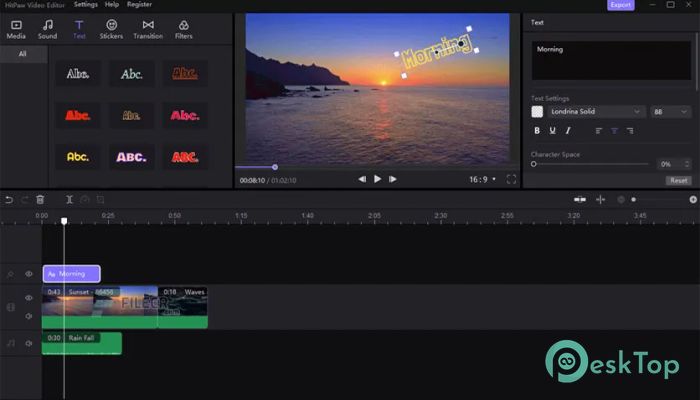  تحميل برنامج HitPaw Video Editor 1.6.0.9 برابط مباشر