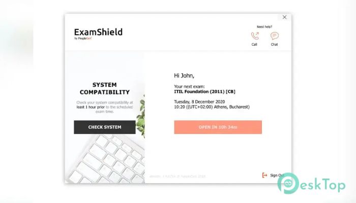 Скачать Peoplecert ExamShield 1.0 полная версия активирована бесплатно