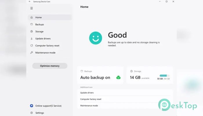 تحميل برنامج Samsung Device Care 1.0 برابط مباشر