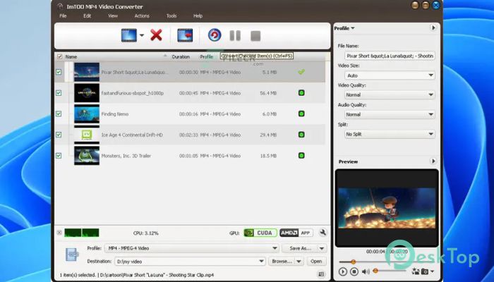 ImTOO MP4 Video Converter  7.8.26 Tam Sürüm Aktif Edilmiş Ücretsiz İndir