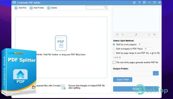 Coolmuster PDF Splitter 2.4.15 完全アクティベート版を無料でダウンロード