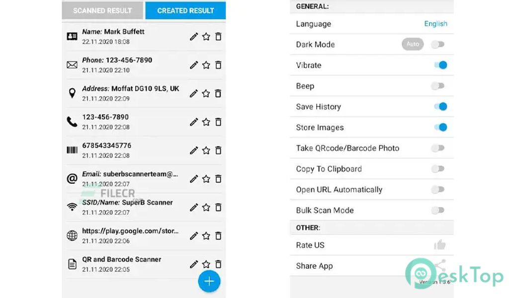 Télécharger QR and Barcode Scanner PRO v1.4.2 APK MOD Gratuitement et Complet