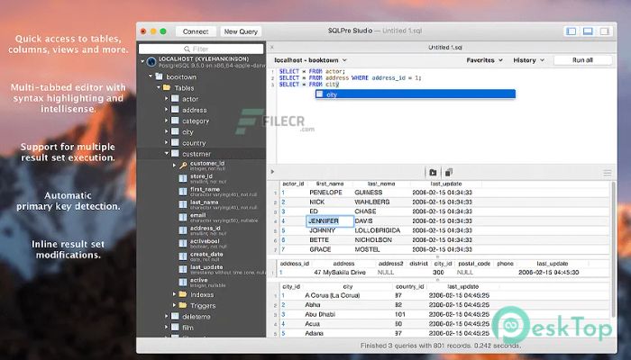 SQLPro Studio  2022.77 Mac用無料ダウンロード