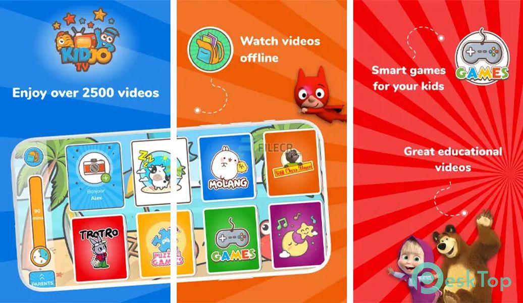 Kidjo TV: Shows and Videos for Kids to Learn v3.7.4 APK MOD Unlocked (Full) Free Download