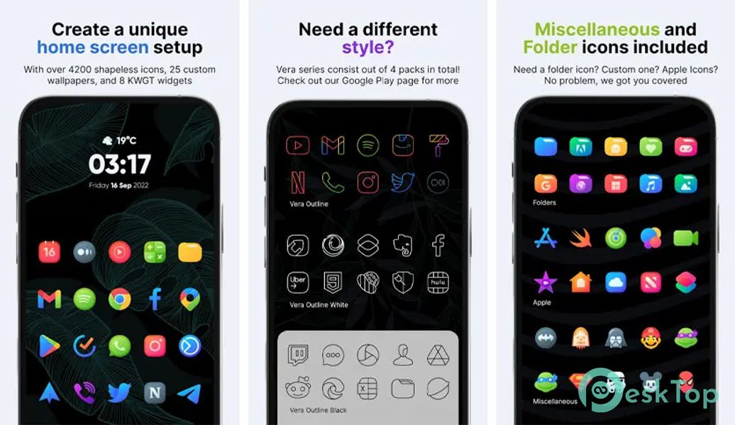 Vera Icon Pack: shapeless icon 6.3.6 APK MOD تحميل مجاني كامل