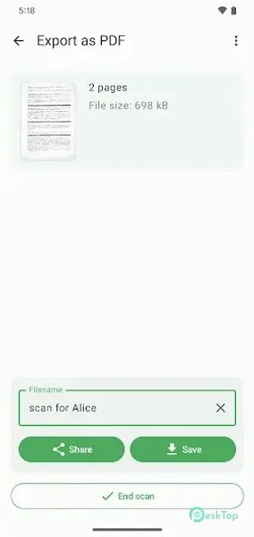 Télécharger FairScan – Simple PDF Scanner 1.15.0 APK MOD Gratuitement et Complet