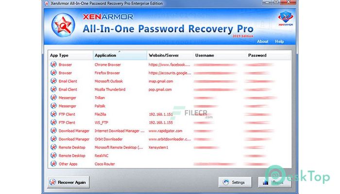 Скачать All-In-One Password Recovery Pro Enterprise 2021  v7.0.0.1 полная версия активирована бесплатно