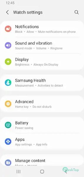 Galaxy Wearable (Samsung Gear)
