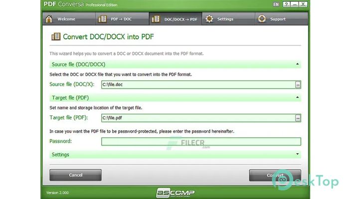 تحميل برنامج PDF Conversa  Professional 3.002 برابط مباشر