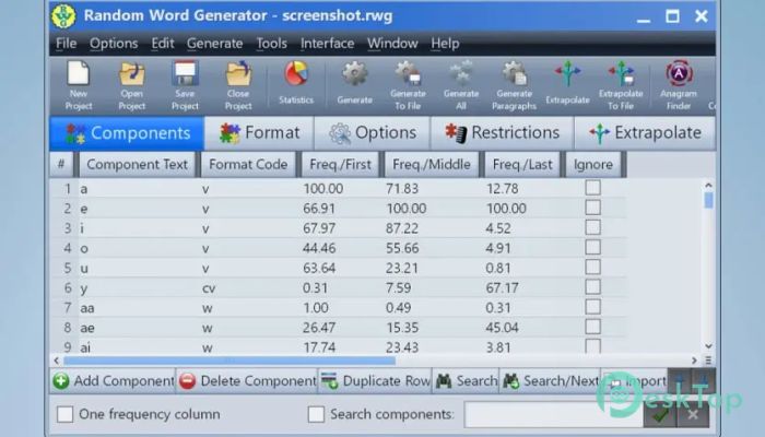 Descargar Gammadyne Random Word Generator 34.0 Completo Activado Gratis