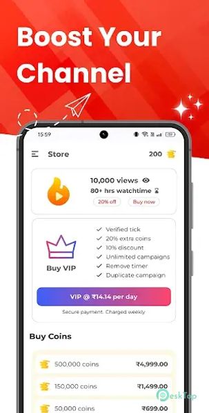 View4View: Video Views Booster 4.9 APK MOD تحميل مجاني كامل