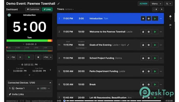 Stagetimer.io 2.9.2 Tam Sürüm Aktif Edilmiş Ücretsiz İndir