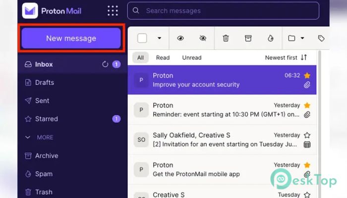 Proton Mail 1.0 Tam Sürüm Aktif Edilmiş Ücretsiz İndir