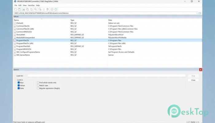 Descargar O&O RegEditor 16.1.6660 Completo Activado Gratis