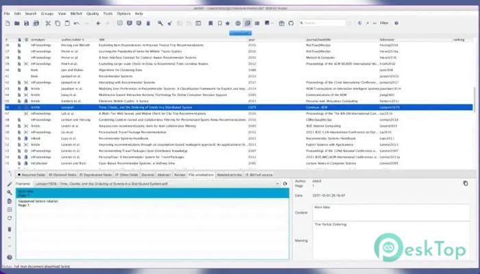 JabRef 1.0 Tam Sürüm Aktif Edilmiş Ücretsiz İndir