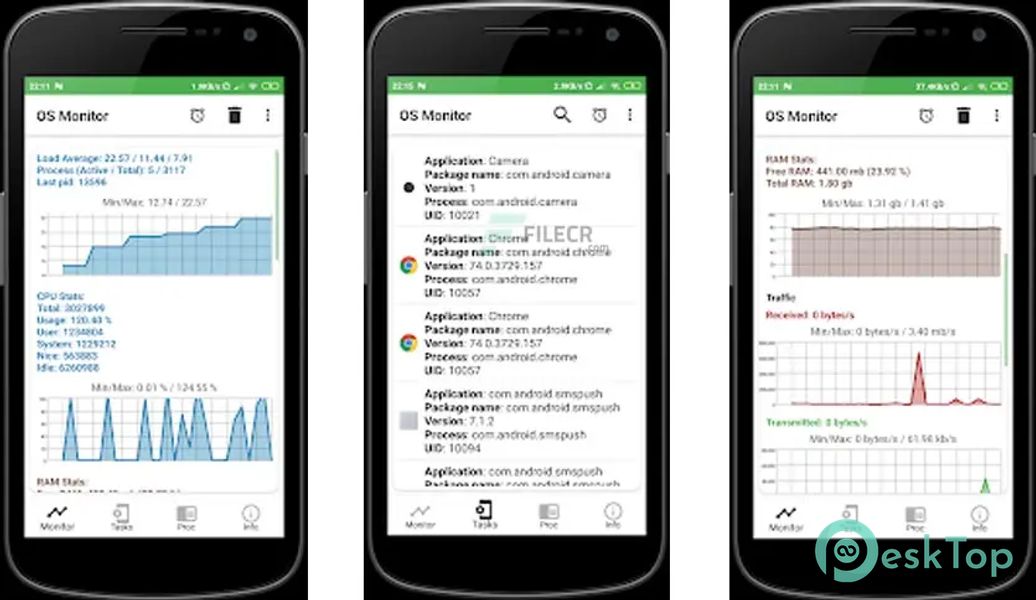 OS Monitor - Tasks Monitor 2.2 APK MOD تحميل مجاني كامل