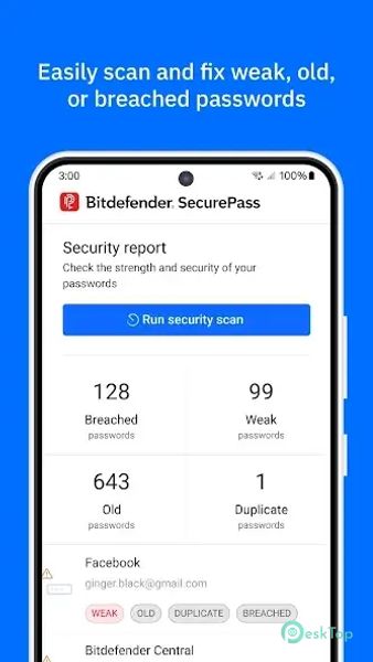 Bitdefender SecurePass 1.1.1 APK MOD Unlocked (Full) Free Download