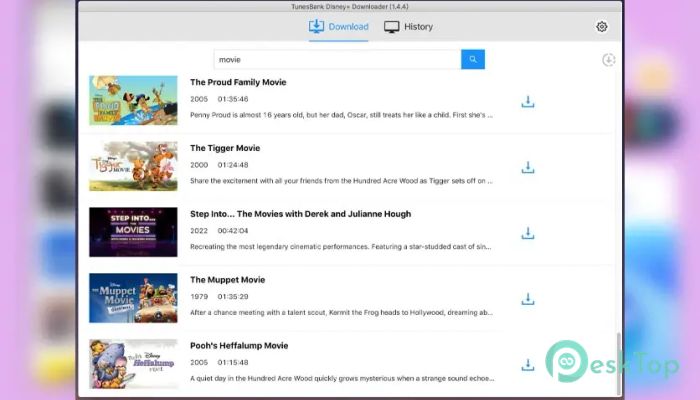 TunesBank Disney- Downloader 1.5.3 Tam Sürüm Aktif Edilmiş Ücretsiz İndir