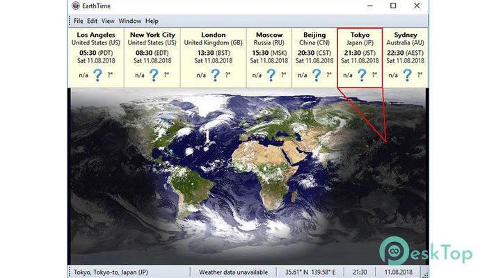 EarthTime 6.24.8 instal the new for windows