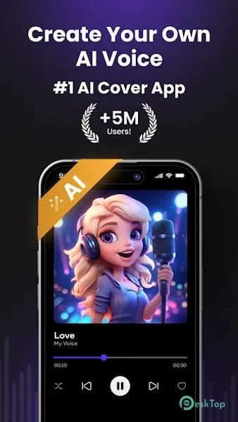 AI Cover & Songs: Music AI 4.2.32 APK MOD Tam Ücretsiz İndir