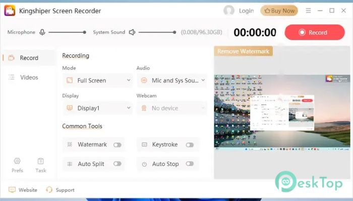 Download Kingshiper Screen Recorder 4.0.1 Free Full Activated