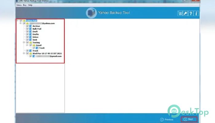 下载 MigrateEmails Yahoo Backup Tool 1.0 免费完整激活版