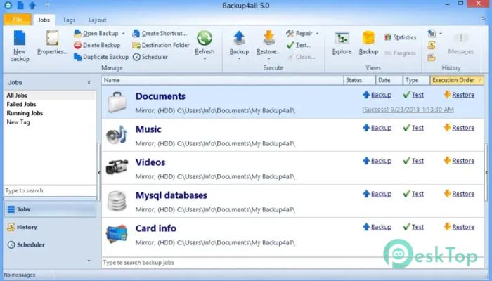 Softland Backup4all 1.0 完全アクティベート版を無料でダウンロード