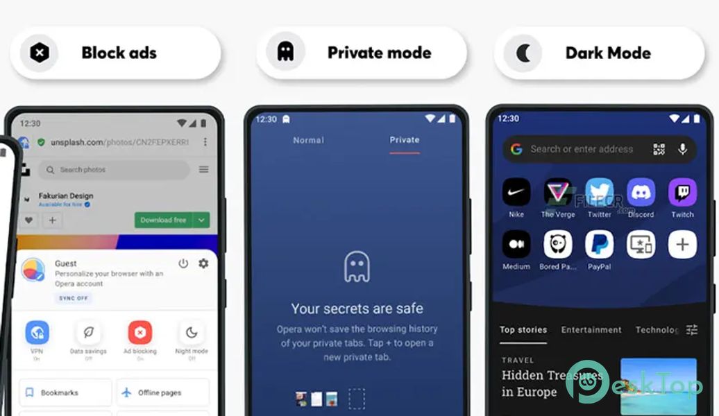 Opera browser with AI & VPN 82.5.4342.79868 APK MOD Полная бесплатная загрузка