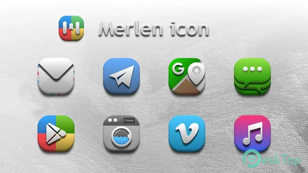 Télécharger Merlen Icon Pack 8.1.6 APK MOD Gratuitement et Complet