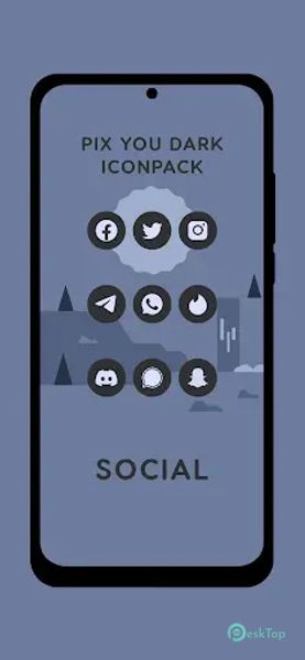 Pix You Dark Android Icon Pack
