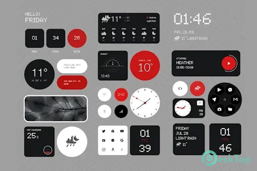 Nothing 2.0 for KWGT 4.1 APK MOD Tam Ücretsiz İndir
