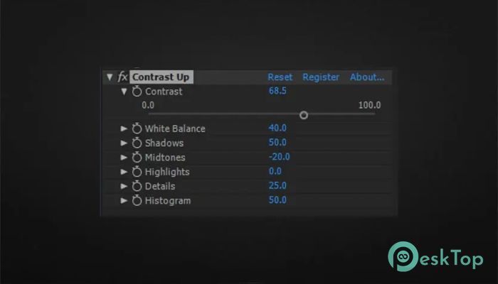 Descargar Aescripts - ContrastUp 2.3.1 Completo Activado Gratis