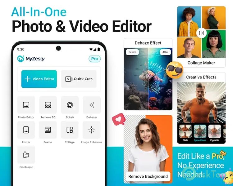 MyZesty: AI Photo Video Editor 1.18.1 APK MOD フル無料ダウンロード