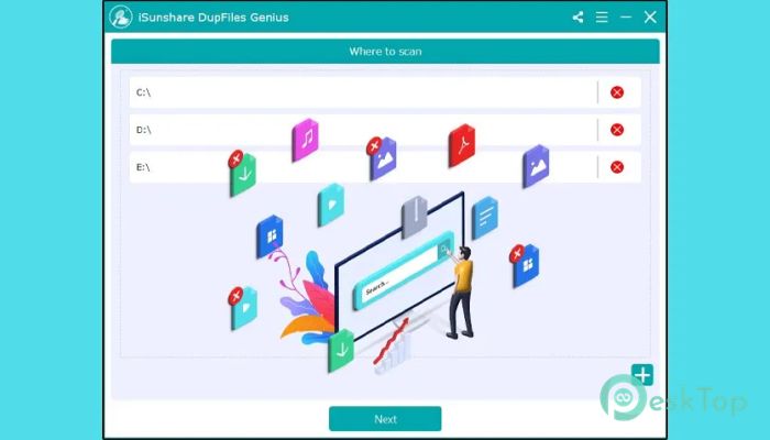 Скачать iSunshare DupFiles Genius 3.1.2.3 полная версия активирована бесплатно