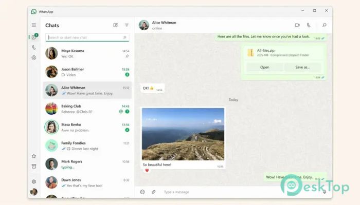 Download WhatsApp for Windows 2.2450.6.0 Free Full Activated